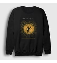 Presmono Unisex Siyah The End Dark Sweatshirt 187088tt