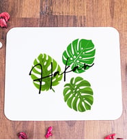 Kişiye Özel Erkeğe Hediye Yaprak Tasarım İsimli Mouse Pad