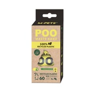 M-Pets %100 Recycled Dışkı Toplama Poşeti 15 Yaprak Limon Kokulu 4lü Paket