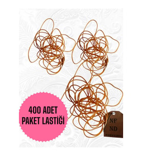 400 ADET PAKET AMBALAJ LASTİĞİ PARA VE ÇOK AMAÇLI KULLANIM İÇİN LASTİK 70 mm