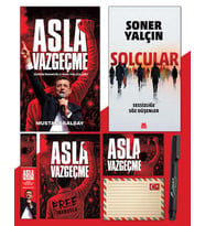 Asla Vazgeçme - Ayraç - Kartpostal - Poster - Solcular - Atatürk İmza Baskılı Kalem