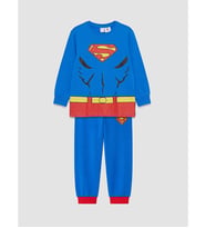 LCW Kids Mavi Superman Erkek Çocuk Pijama Takım