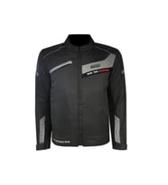 Motosiklet Montu Kısa 4 Mevsim Hörgüçlü Full Korumalı Maxdura Güçlendirilmiş Kumaş Motor Mont Siyah