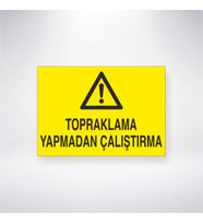 Topraklama Yapmadan Çalıştırma 21x28 Arkası Yapışkanlı Levha