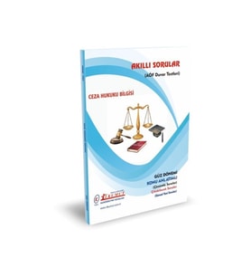 İlkumut Yayınları Aöf İlkumut – Ceza Hukuku Bilgisi – (Konu Anlatımlı - Çözümlü Sorular) (Çok Renkli)