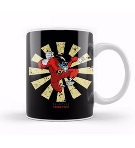 Freakazoid Retro Japanese Kupa Bardak Porselen
