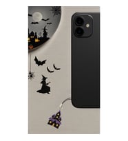 Miyuki Boncuk El Yapımı Perili Şato Telefon Çarmı - Charm Halloween Cadılar Bayramı (Çok Renkli)