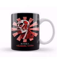 Colossal Titan Retro Japanese Kupa Bardak Porselen