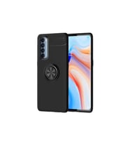 Oppo Reno 4 Pro 4G Uyumlu Kılıf Zore Ravel Silikon Kapak (Siyah)