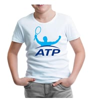 Tenis - ATP Beyaz Çocuk Tshirt