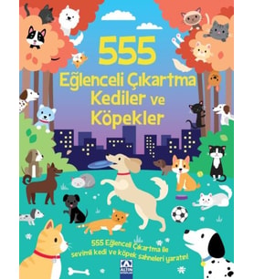 555 Eğlenceli Çıkartma Kediler Ve Köpekler