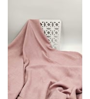 DÖKÜMLÜ KETEN KUMAŞ (Açık Pembe)