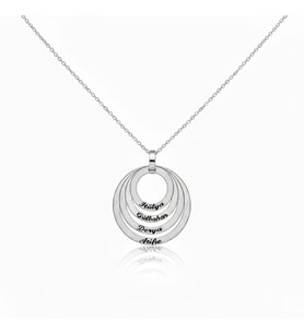 Aile Halkaları Kolye - Rose