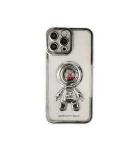 Çınarcık Dev iPhone 13 Pro Kılıf Astronot Silikon - Nasa Koyu