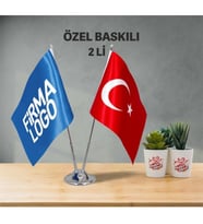 MASA BAYRAK SETİ 2 Lİ