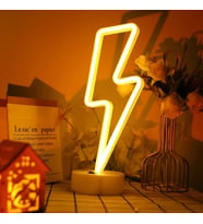 Şimşek Desenli Neon LED Lamba Modern Aydınlatma Çözümleri