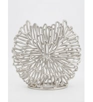 METAL KAFES VAZO GÜMÜŞ 38 X 39 CM