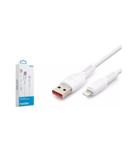 Nodar ND1153 USB To Lightning Kablo 3.4A 20W 1 Metre Beyaz