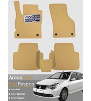 RENAULT SYMBOL 2 (2008-2012) Uyumlu EVA Paspas Tam Set–Oto Paspas,Araca Özel,Kolay Montaj