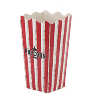 ŞeyliŞeyler - Popcorn Mısır Kutusu Küçük Boy Karton Bardak 50 Adet (1 Paket)