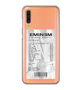 Samsung Galaxy A50 - A30S Uyumlu Eminem Tasarımlı Şeffaf Telefon Kılıfı