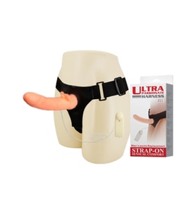 Baile Harnes 20Cm Titreşimli Belden Bağlamalı Penis Realistik Protez