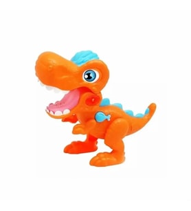 Sesli ve Işıklı 25 Cm Süper Kaliteli T-Rex Dinazor Turuncu