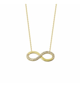 Sonsuzluk Altın Kolye 1,5 cm