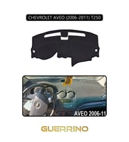 CHEVROLET AVEO 2006-2011 T250TORPİDO KORUMA HALISI SİYAH KENAR