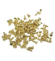 Sarı 1000 Adet Klips Vidası 2,2x6,5 mm YHB - Konik Başlı Kutu, Sandık, Ayak, Askı, Mini Vida