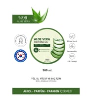 PEKAH %99 Aloe Kompleksi Içeren Nemlendirici, Yatıştıcı Aloe Soothing Jel 300ml
