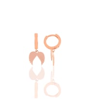 Söğütlü Silver Gümüş kanat küpe (Rose)