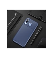 Samsung Galaxy M30 Uyumlu Kılıf Zore Negro Silikon Kapak (Lacivert)