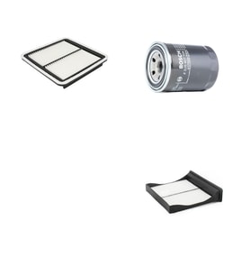 Bosch Filtre Bakım Seti Subaru Forester 2.0 Dizel 2007-2012 Hava + Yağ f. + Polen Filtre Sardes