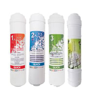 Kapalı Kasa Su Arıtma Cihazı Inline & Tatlandırıcı Filtre Set (Beyaz)