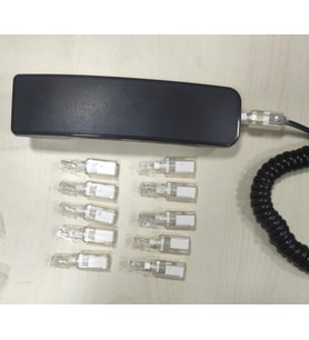 TELEFON SİPRAL KORUYUCU FIRDÖNDÜ UZUN TİP BEYAZ 10 LU PAKET