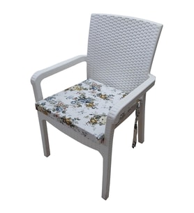 MİRZADE 6 Adet Duck Bezi Rattan Minderi-elt prm 0001