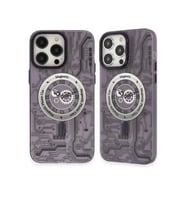 Newface Apple iPhone 14 Pro Kılıf Apollo Magneticsafe Desenli Kapak - Apollo Mor - 5
