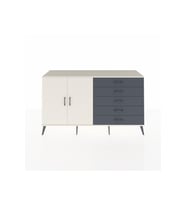 Kronos Konsol 4 Raflı 5 Çekmeceli 2 Kapaklı 176x59x99 Aytaşı-Aytaşı/Antrasit