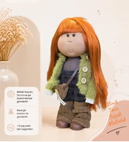 Mia Bebek-Hediyelik- 24 cm - Şık kostümlü- +3 yaş üzeri