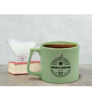BK Gift Kişiye Özel İsimli Tarihli Pastel Yeşil Middle Kupa Bardak, Arkadaşa Hediye, Ev Hediyesi, Doğum Günü Hediyesi, Ofis Hediyesi-5