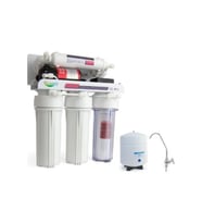 Aquabir Açık Kasa 5 Aşamalı Pompalı Su Arıtma Cihazı (usa Membranlı) (Krem)