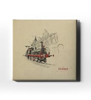Kara Tren  Canvas Tablo ETK108