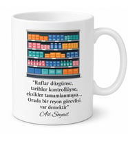 Reyon Görevlisine Hediye Ürün Dizme Tarih Kontrolü Eksik Tamamlama Kupa Bardak