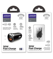Joyroom 30W Mini PD+QC3.0 Çift Bağlantı Hızlı Araç Şarj Cihazı