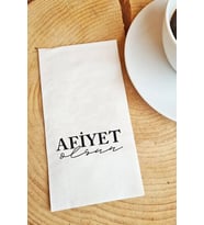 Afiyet Olsun Beyaz Lux Peçete Sunum Peçetesi 018 20 Adet