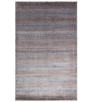 Bespoky Eberndorf Mavi Patchwork Pamuklu El Dokuması Alan Halısı