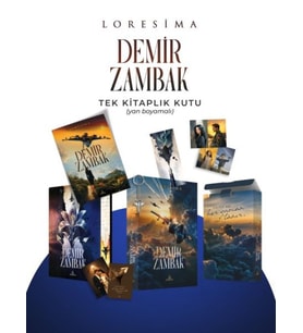 Demir Zambak 1 - Tek Kitaplık Kutu Yan Boyamalı