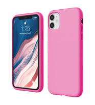 Apple iPhone 11 İnce Mat Silikon Kılıf Pembe