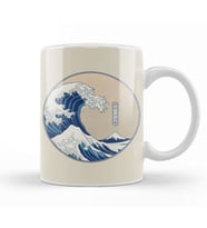 Great Wave Kupa Bardak Porselen